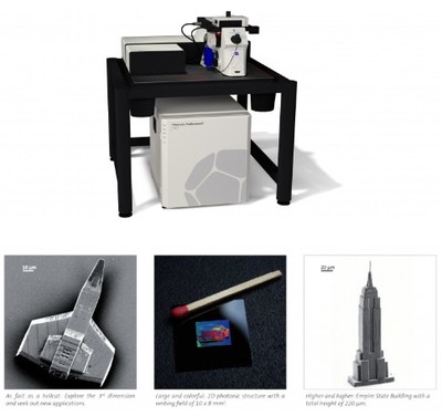 全球 快商用微观纳米3D打印机发布